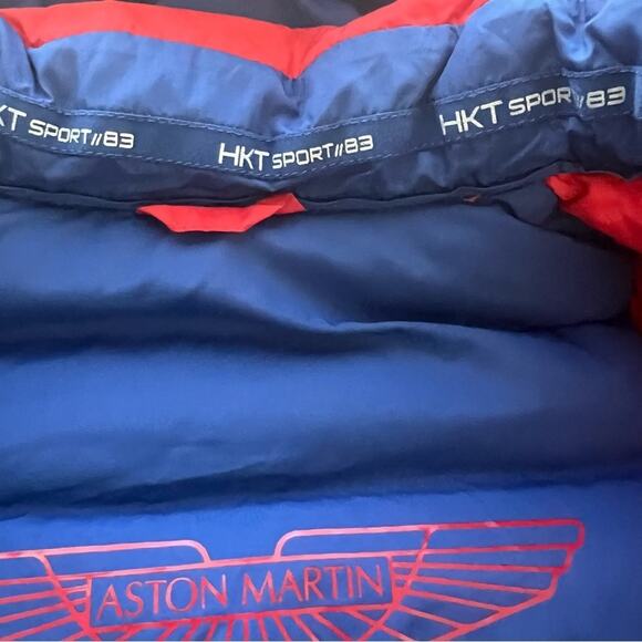 Hackett London Aston Martin Racing Red Down Puffer Jacket Toddler Size 24 months - Picture 8 of 16